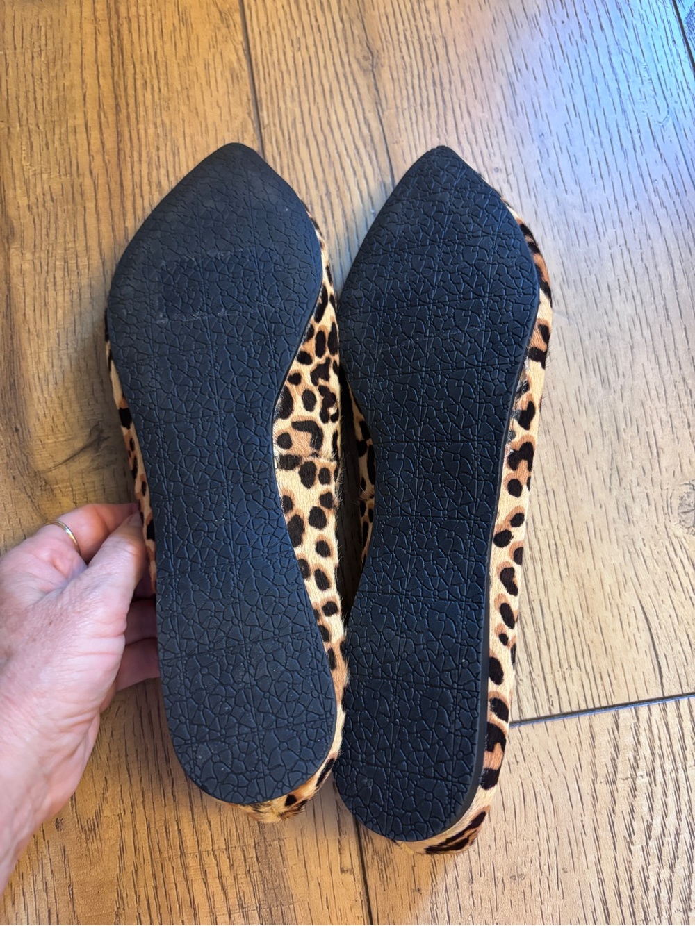 Steve Madden Leopard-Print Pointed Loafers - Tan & Black - Picture 3 of 3